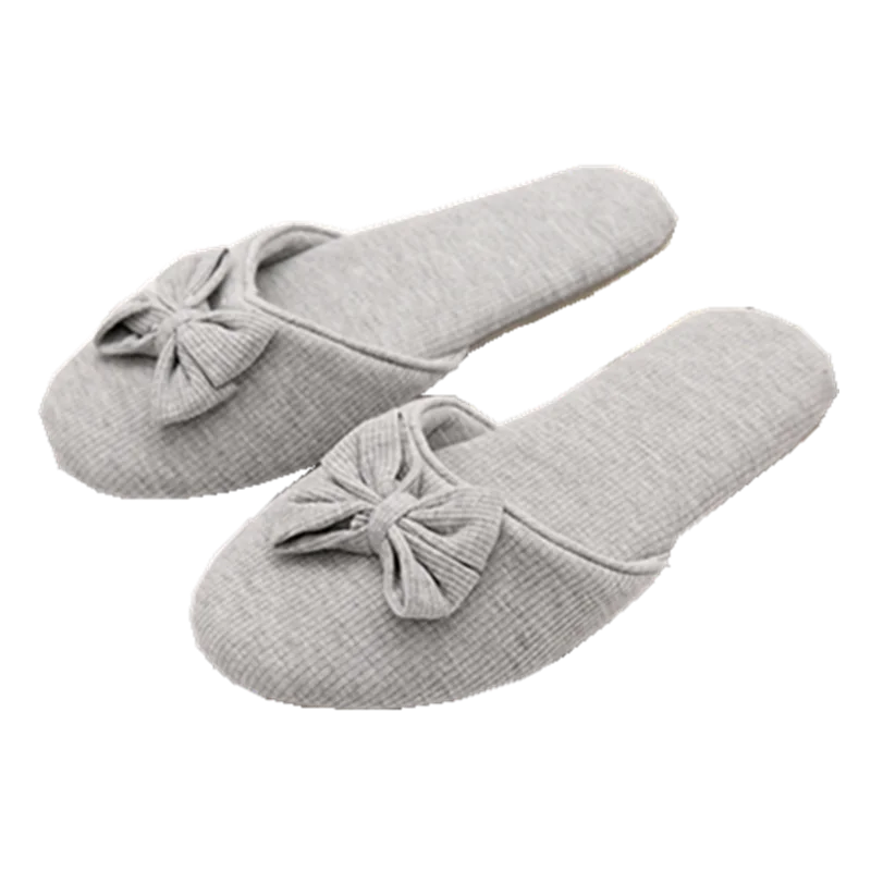 Bow-knot Cotton Slippers Female Indoor Slipper Anti-slip Comfortable Pregnant Women House Floor Shoes Ladies Home Slides DX428
Bow-knot Cotton Slippers Female Indoor Slipper Anti-slip Comfortable Pregnant Women House Floor Shoes Ladies Home Slides DX428