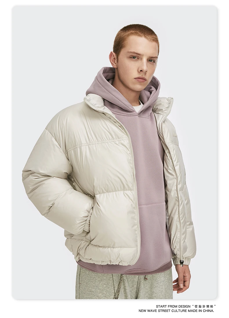 Solid Color Down Jackets Mens Winter Thick Warm Stand Collar Loose Fit Classic Down Puffer Jacket Men Outwear winter jackets
Solid Color Down Jackets Mens Winter Thick Warm Stand Collar Loose Fit Classic Down Puffer Jacket Men Outwear winter jackets