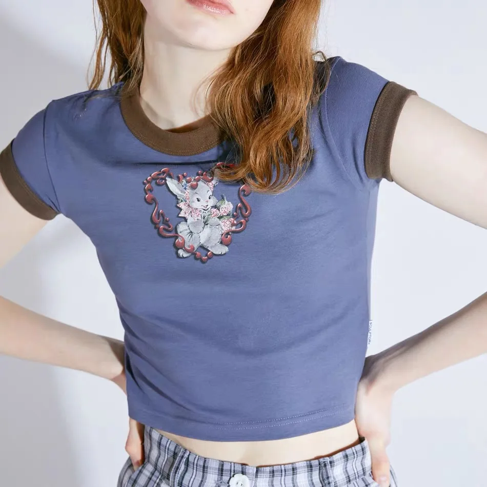 Женский укороченный топ EA, с круглым вырезом и коротким рукавом, с цветочным принтом, хлопковая Футболка в стиле Харадзюку с графическим при...
Женский укороченный топ EA, с круглым вырезом и коротким рукавом, с цветочным принтом, хлопковая Футболка в стиле Харадзюку с графическим при...