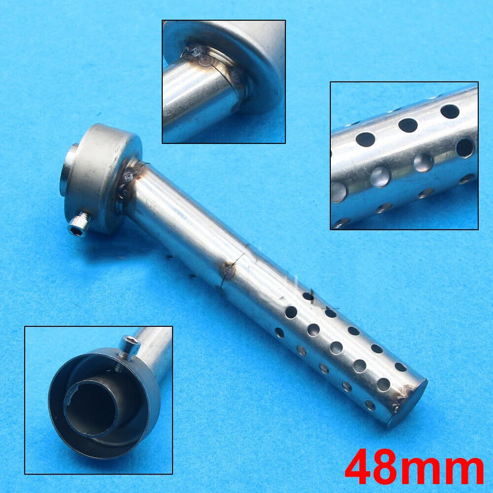 Motorcycle 48mm Angled Exhaust Muffler Insert Baffle Can Bend DB Killer Silencer Car Accessories Interior Parts Car Products
Motorcycle 48mm Angled Exhaust Muffler Insert Baffle Can Bend DB Killer Silencer Car Accessories Interior Parts Car Products