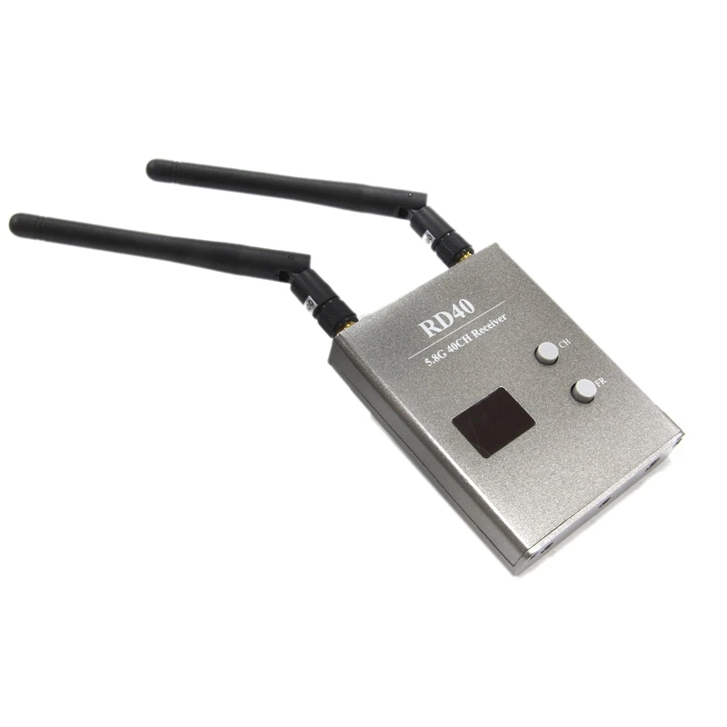 

FPV 5.8 GHz 40CH RD40 Raceband Dual Diversity Receiver with AV and Power Cord