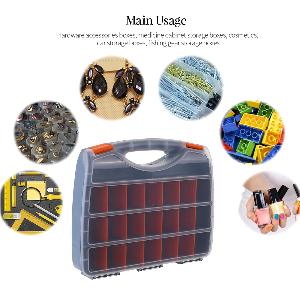 Plastic Part Storage Box Multiple Compartments Slot Hardware Box Organizer Craft Cabinet Tools Components Container Storage Case
Plastic Part Storage Box Multiple Compartments Slot Hardware Box Organizer Craft Cabinet Tools Components Container Storage Case