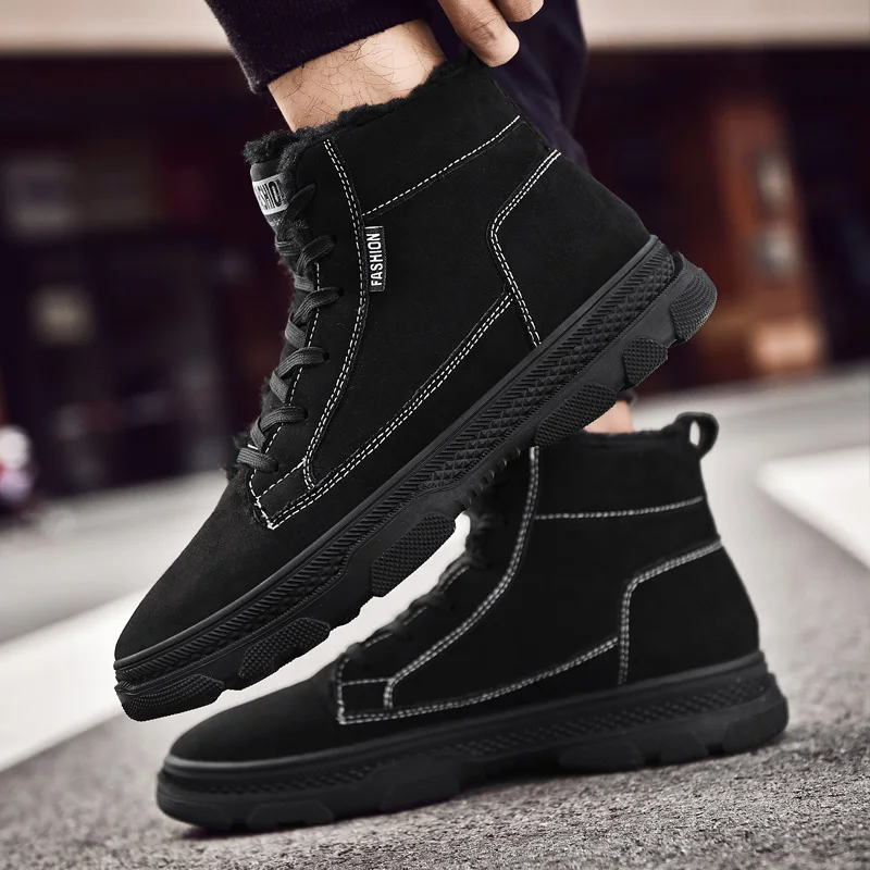 2019 Winter Men's Boots Warm Leather Male Waterproof Shoes Chaussure Mans Casual Shoes For Men Boots Footwear Male Sneakers
2019 Winter Men's Boots Warm Leather Male Waterproof Shoes Chaussure Mans Casual Shoes For Men Boots Footwear Male Sneakers