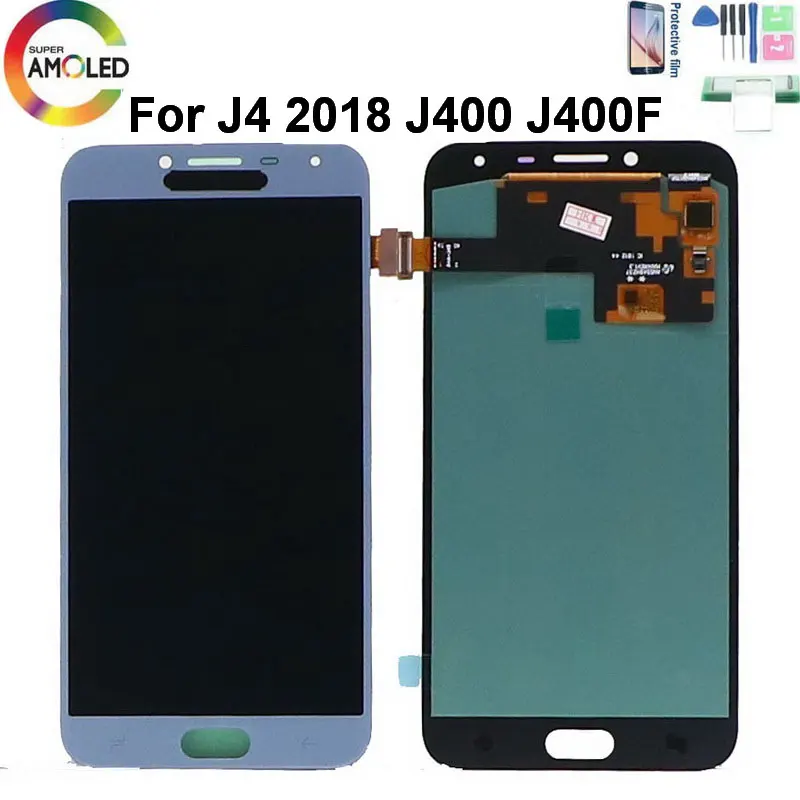 ЖК-дисплей Super AMOLED J4 для SAMSUNG Galaxy J4 2018 J400 J400F J400G/DS SM-J400F, ЖК-дисплей, сенсорный экран, дигитайзер
ЖК-дисплей Super AMOLED J4 для SAMSUNG Galaxy J4 2018 J400 J400F J400G/DS SM-J400F, ЖК-дисплей, сенсорный экран, дигитайзер