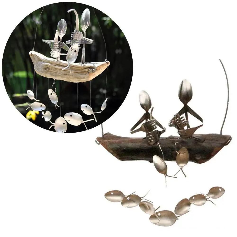 Angler Wind Chime Bell Wooden Boat Fishing Man Pendant Hanging Ornaments DIY Garden Window Wedding Decor
Angler Wind Chime Bell Wooden Boat Fishing Man Pendant Hanging Ornaments DIY Garden Window Wedding Decor