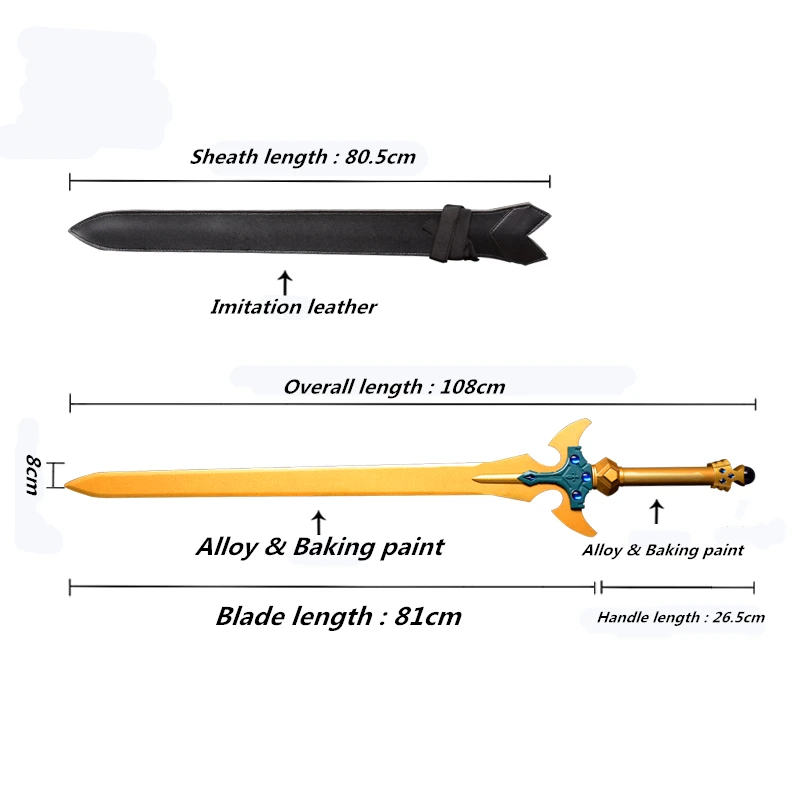 2020New DHL shipping Sword Art Online SAO Kirigaya Kazuto Kirigaya Kazuto Alloy Sword Cosplay Props Weapons for Hollywood
2020New DHL shipping Sword Art Online SAO Kirigaya Kazuto Kirigaya Kazuto Alloy Sword Cosplay Props Weapons for Hollywood