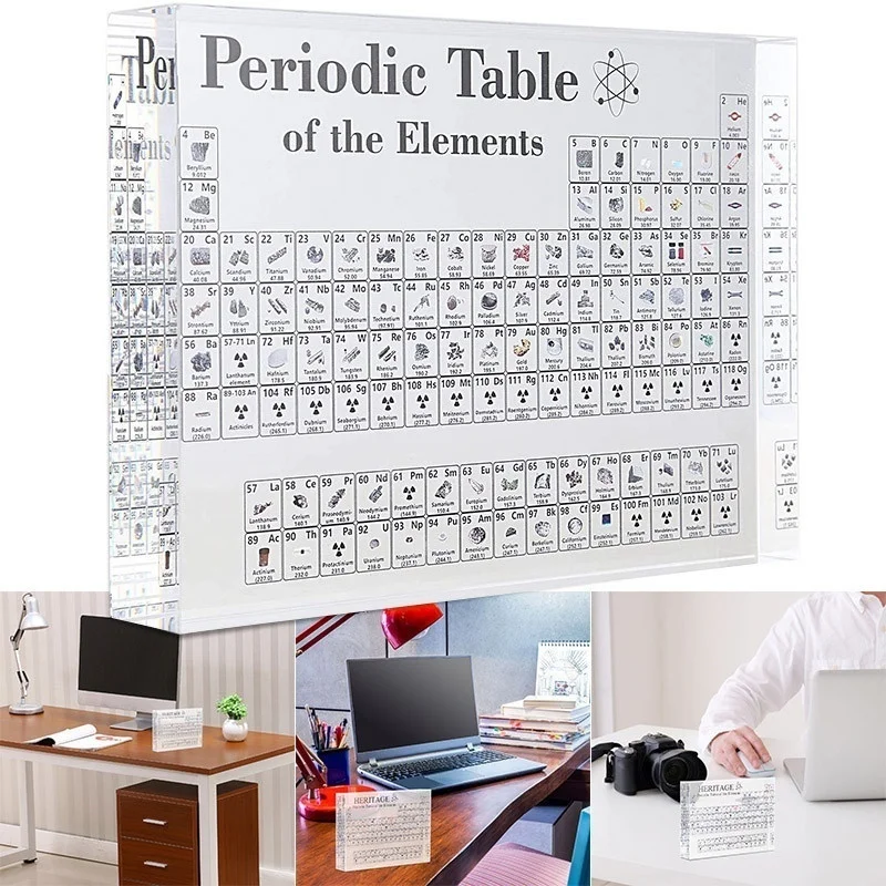 Acrylic Periodic Table Display With Real Elements Kids Teaching School Day Birthday Gifts Chemical Element Display
Acrylic Periodic Table Display With Real Elements Kids Teaching School Day Birthday Gifts Chemical Element Display