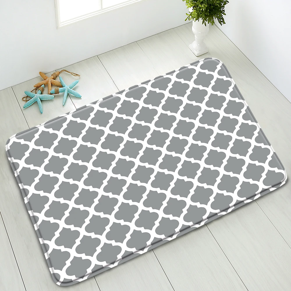 Простой геометрический Коврик для ванной, коврик для душа, водопоглощающий коврик для спальни, кухни, нескользящий дверной коврик, фланелев...
Простой геометрический Коврик для ванной, коврик для душа, водопоглощающий коврик для спальни, кухни, нескользящий дверной коврик, фланелев...