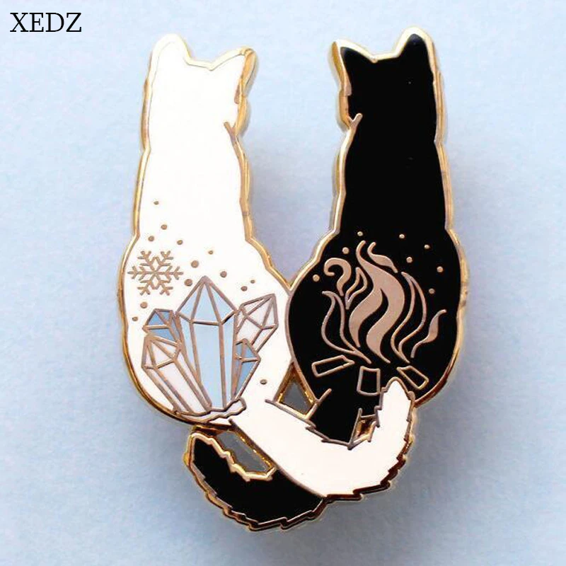 XEDZ New Cute Cat Back Brooch Black Cat White Cat Side By Side Brooch Child Cute Animal Brooch Gift Backpack Clothing Pendant Je
XEDZ New Cute Cat Back Brooch Black Cat White Cat Side By Side Brooch Child Cute Animal Brooch Gift Backpack Clothing Pendant Je