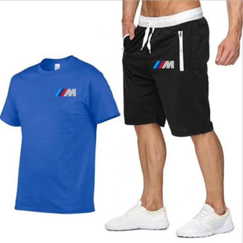 Men's casual T-shirt fashion sportswear short-sleeved T-shirt + shorts suits men's sportswear track suits summer sportswear
Men's casual T-shirt fashion sportswear short-sleeved T-shirt + shorts suits men's sportswear track suits summer sportswear