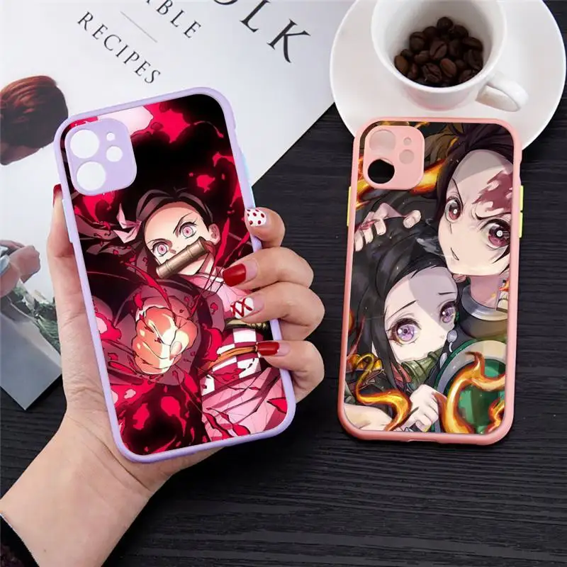 Demon Slayer Kokushibou Phone Case for iPhone 13 12 XS 11 pro max mini se2020 7 8 plus X XR color purple matte transparent coque
Demon Slayer Kokushibou Phone Case for iPhone 13 12 XS 11 pro max mini se2020 7 8 plus X XR color purple matte transparent coque