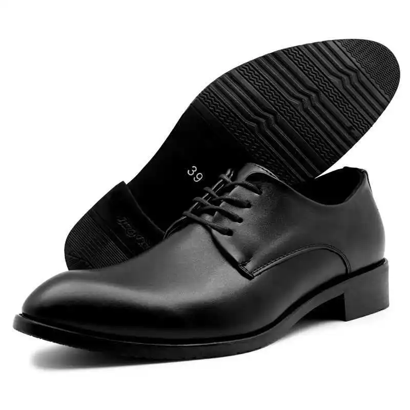 New Comfortable Men Dress Shoes High Quality Casual Black Leather Shoes Lace-up Formal Gentleman Business Wedding Shoes
New Comfortable Men Dress Shoes High Quality Casual Black Leather Shoes Lace-up Formal Gentleman Business Wedding Shoes