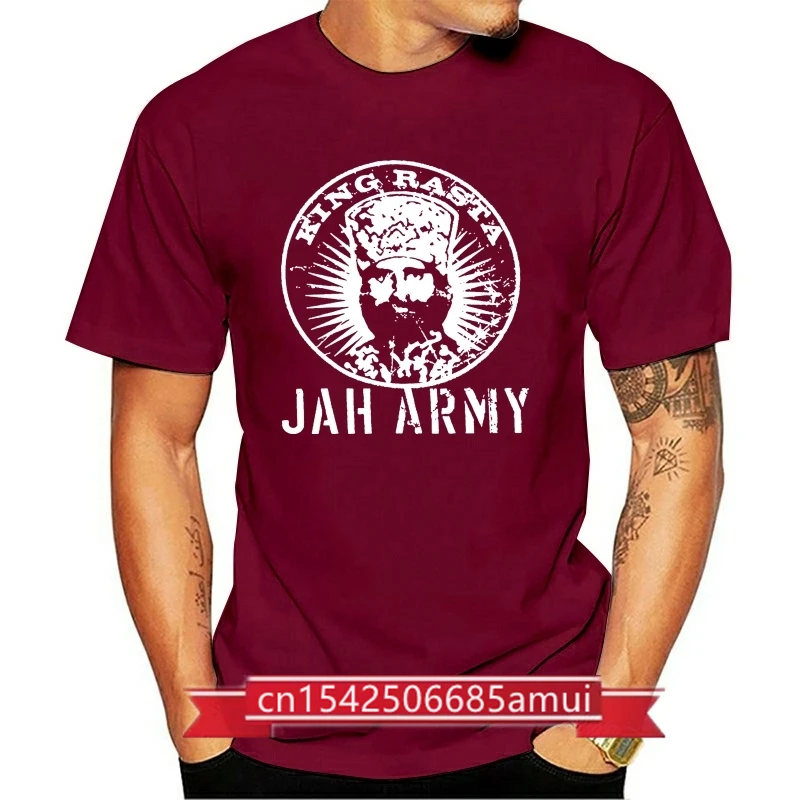 King Rasta - T Shirt Jah Army Roots Reggae Dancehall Irie Dub Music S - 5xl Newest 2020 Fashion 
King Rasta - T Shirt Jah Army Roots Reggae Dancehall Irie Dub Music S - 5xl Newest 2020 Fashion