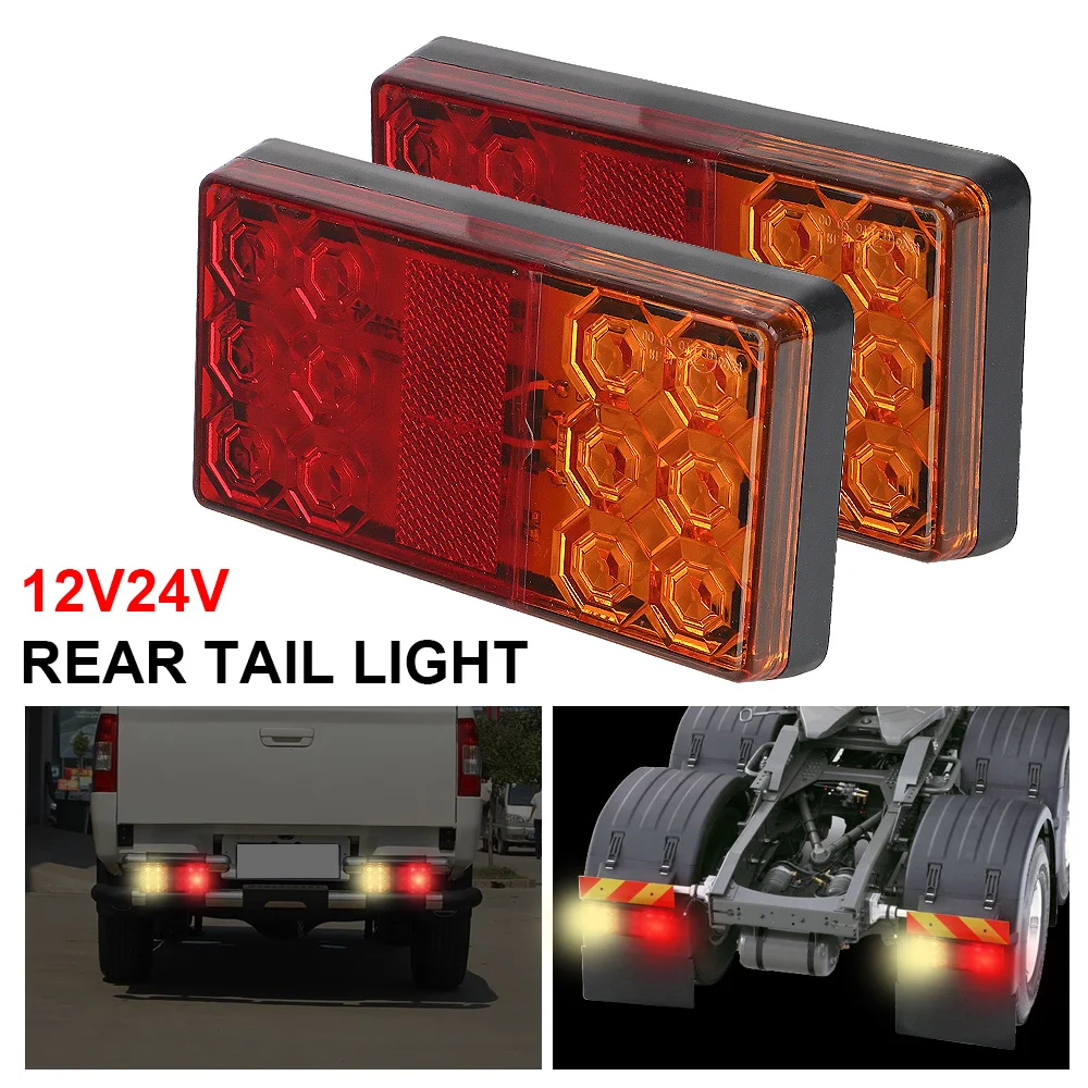 2Pcs 12V 5 Functions 30 LED Trailer Tail Towing Light Rear Indicator Brake Reflector Number Plate Powerful Magnet Easy Fit
2Pcs 12V 5 Functions 30 LED Trailer Tail Towing Light Rear Indicator Brake Reflector Number Plate Powerful Magnet Easy Fit
