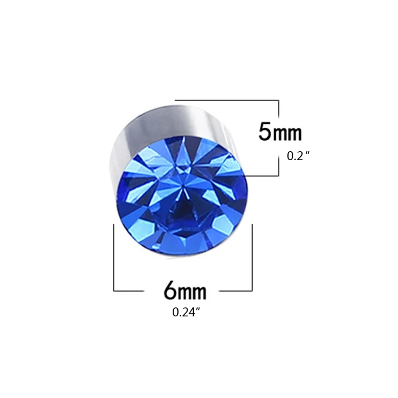 8 Pairs Crystal Magnetic Clip Non-Piercing Earrings Set Rinestone Titanium Steel Earrings Studs Unisex Fashion Jewelry
8 Pairs Crystal Magnetic Clip Non-Piercing Earrings Set Rinestone Titanium Steel Earrings Studs Unisex Fashion Jewelry