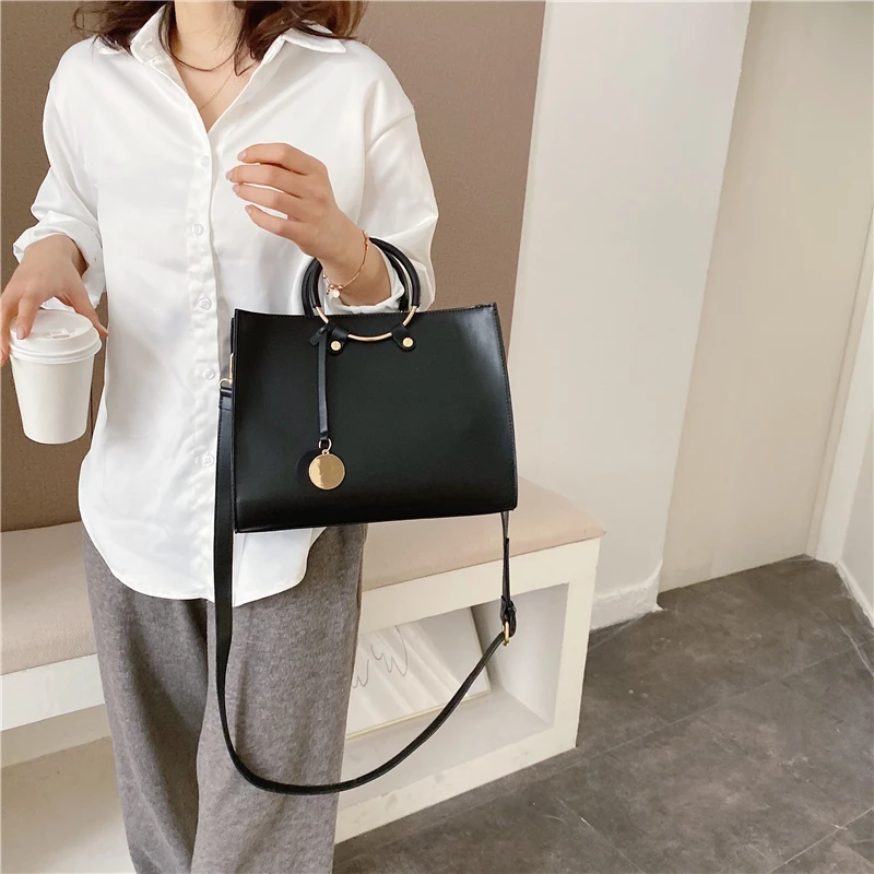 2020 New Women Bag Fashion PU Leather Women's Handbags Bolsas Top-Handle Bags Tote Women Shoulder Messenger Bag