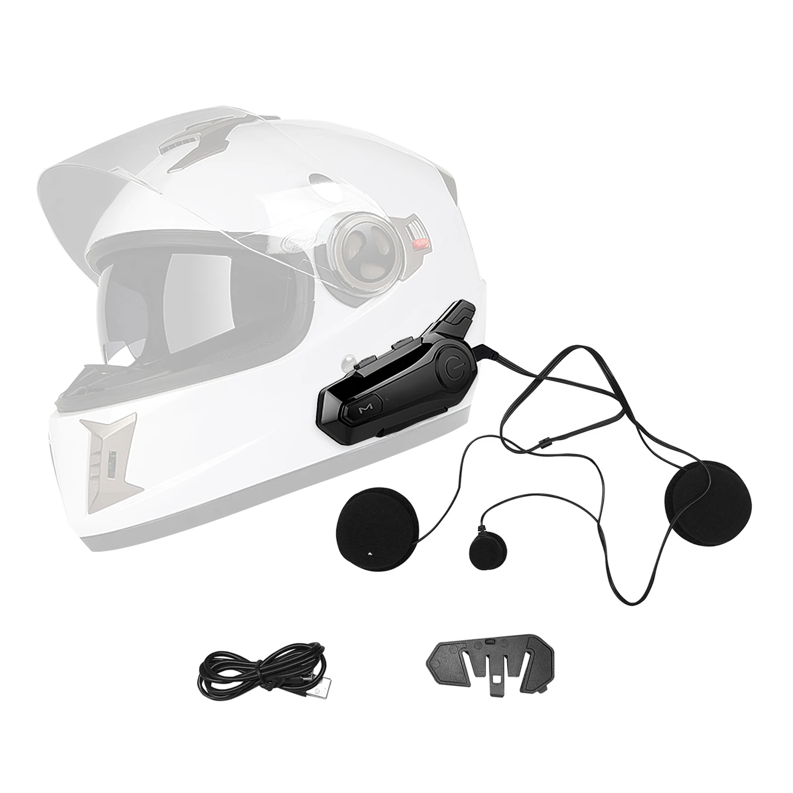 Helmet Headphone Bluetooth Motorcycle Headset Intercom Motor Bike Earphone Noise Reduction Microphone MIC Bluetooth Headset
Helmet Headphone Bluetooth Motorcycle Headset Intercom Motor Bike Earphone Noise Reduction Microphone MIC Bluetooth Headset