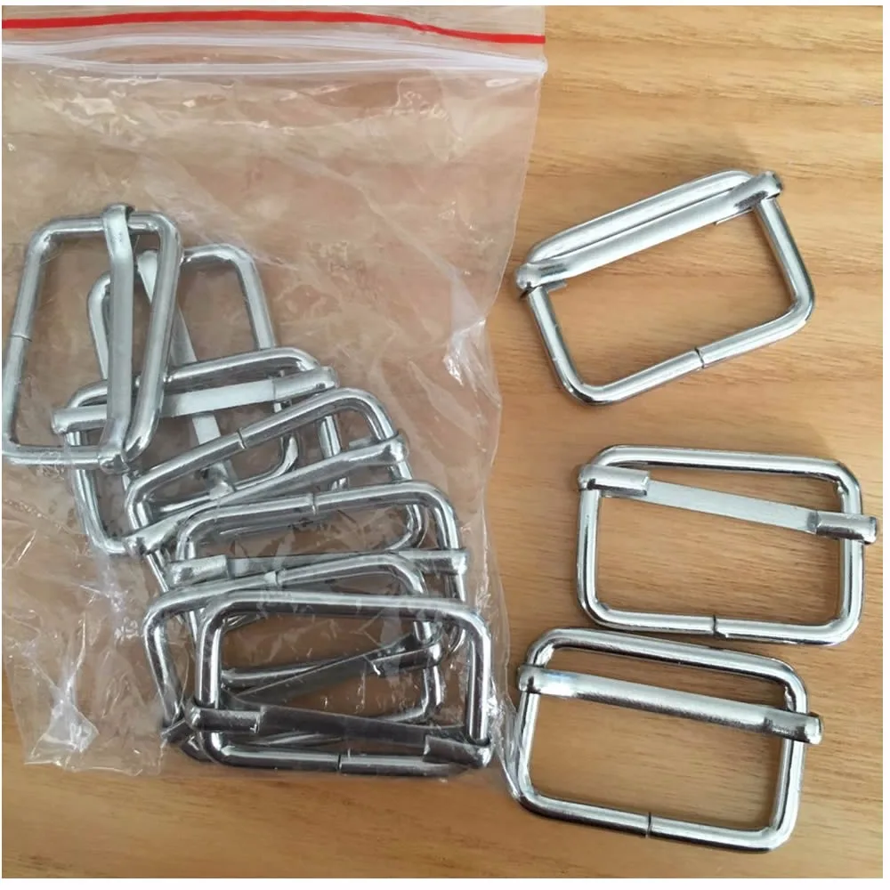 50pcs Slide Buckle Metal Triglide Slides Rectangle Adjustable Webbing Slider for Bag Making 25mm Metal Buckle Handmade Accessori
50pcs Slide Buckle Metal Triglide Slides Rectangle Adjustable Webbing Slider for Bag Making 25mm Metal Buckle Handmade Accessori