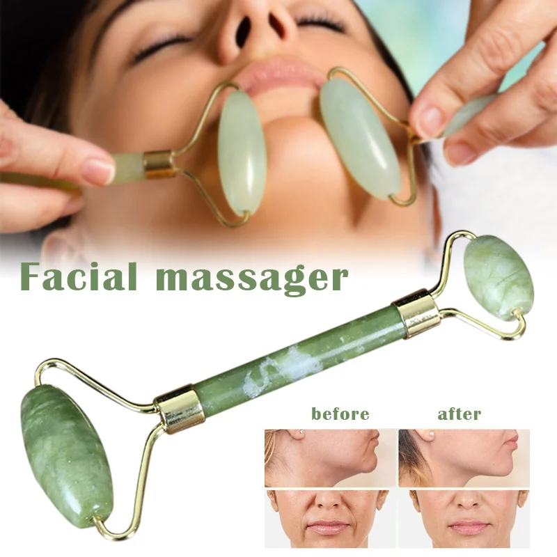 Jade Roller Set - Cosmetic Beauty Instrument Relieve Wrinkles Aging Dark Circles And Muscle Relaxin SANA889
Jade Roller Set - Cosmetic Beauty Instrument Relieve Wrinkles Aging Dark Circles And Muscle Relaxin SANA889