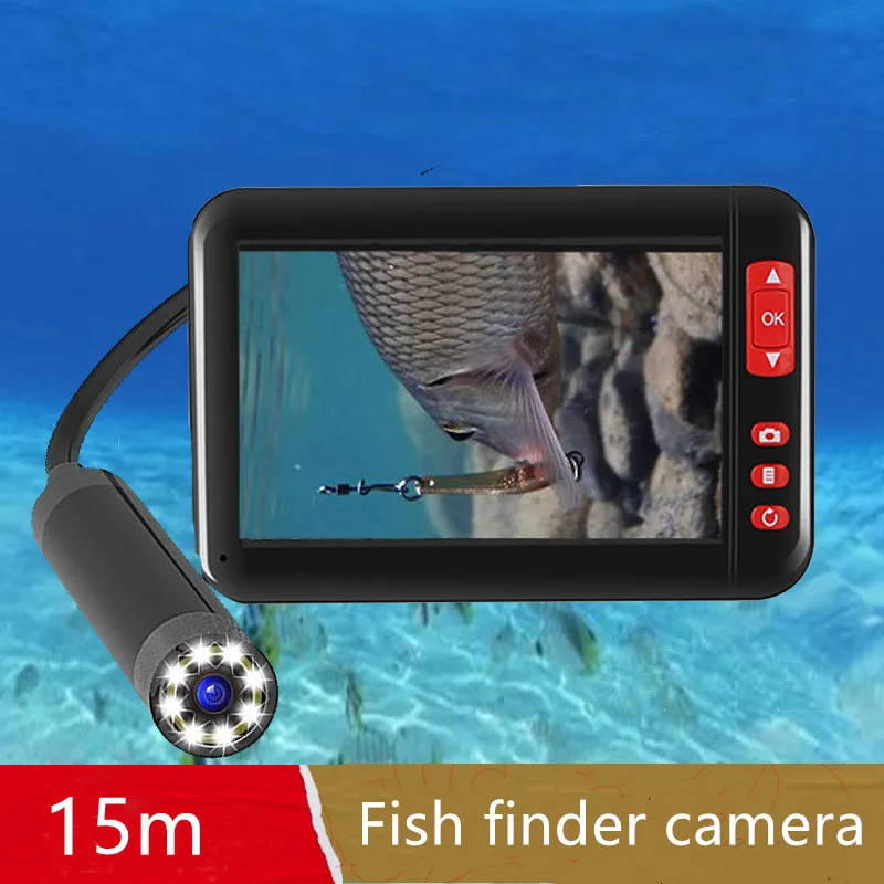 8mm Underwater Endoscope Inspection Camera 15m Winter Ice Fishing Camcorder Fish Finder for Fishing with 4.3 inch Monitor
8mm Underwater Endoscope Inspection Camera 15m Winter Ice Fishing Camcorder Fish Finder for Fishing with 4.3 inch Monitor