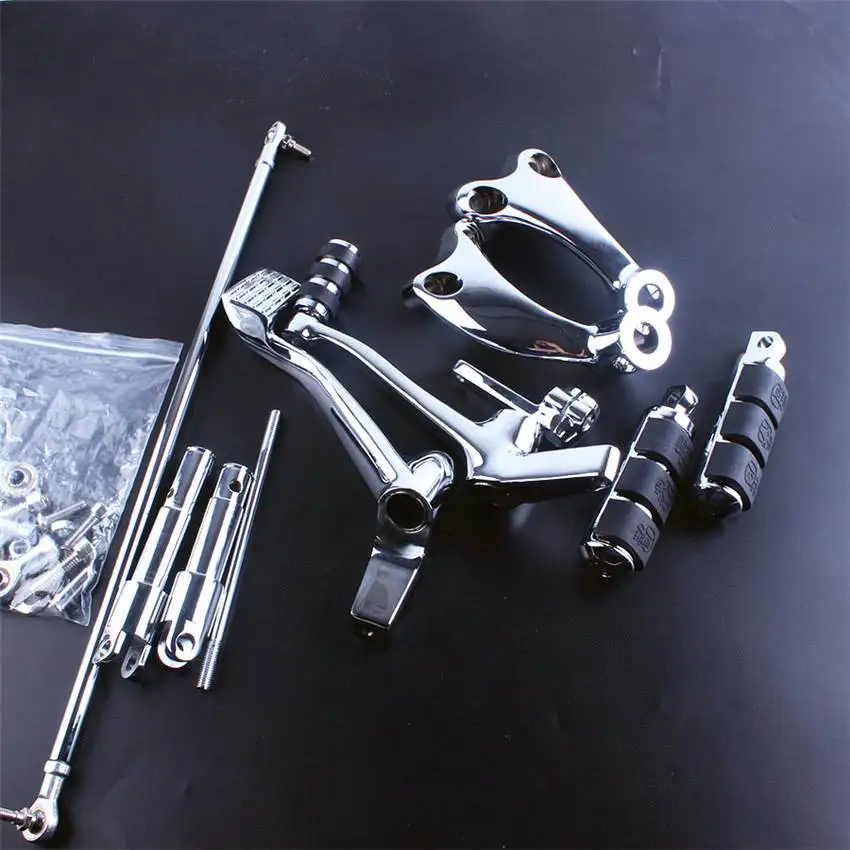 Foot Pegs Footrests Pedal Levers Chrome for Sportster 883 1200 XL883 XL1200 2004 - 2013 Forward Control Kit Moto Accessories
Foot Pegs Footrests Pedal Levers Chrome for Sportster 883 1200 XL883 XL1200 2004 - 2013 Forward Control Kit Moto Accessories