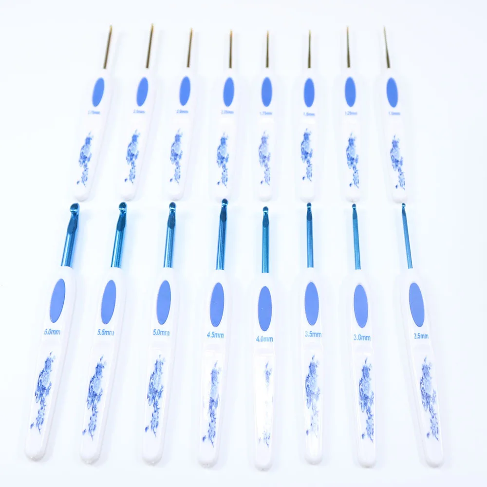 16 Pack Crochet Hook Set DIY Hand Craft Chinese Porcelain Pattern Knitting Needles
16 Pack Crochet Hook Set DIY Hand Craft Chinese Porcelain Pattern Knitting Needles