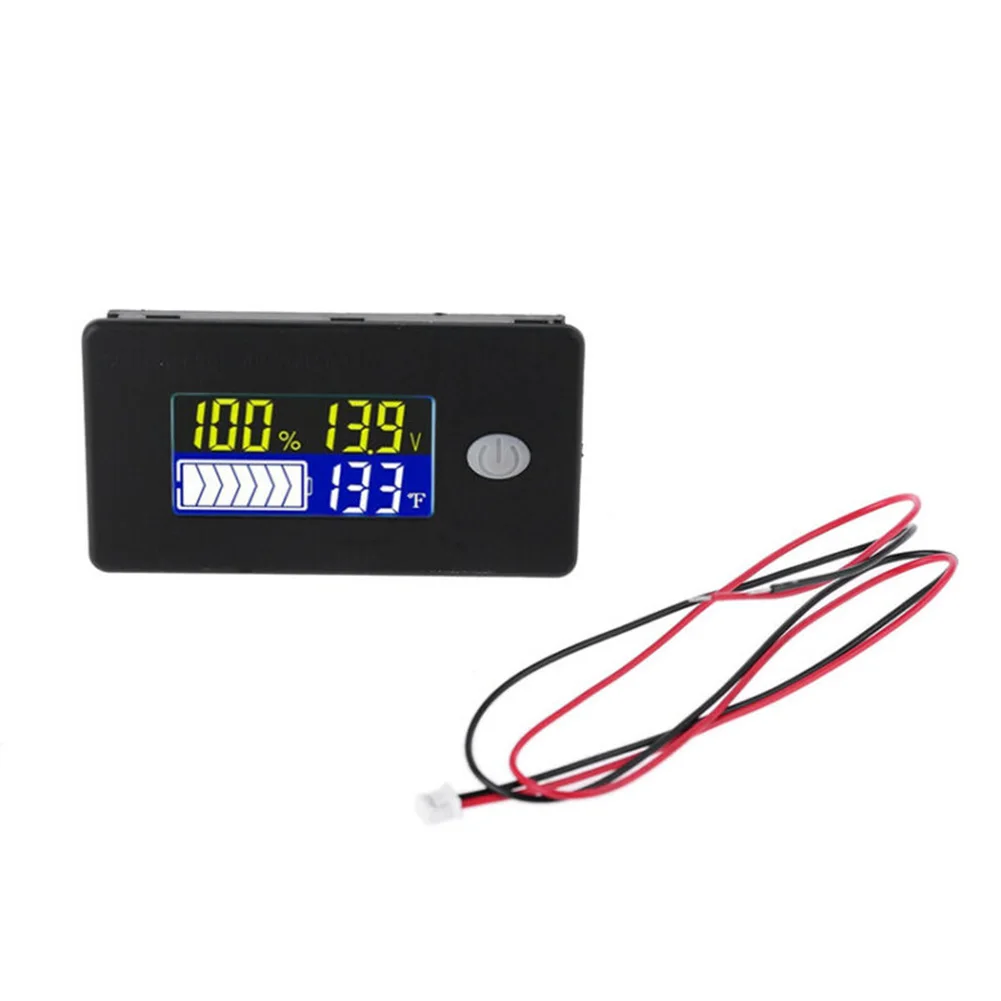 Battery Capacity Indicator LCD Digital Display Voltmeter Temperature Meter USB Ammeter Current 12V 24V 36V 48V
Battery Capacity Indicator LCD Digital Display Voltmeter Temperature Meter USB Ammeter Current 12V 24V 36V 48V
