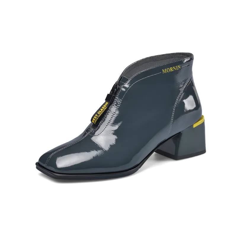 Dilalula 2021 Luxury Genuine Patent Leather Boots Women Square Toe Med Square Heels Office Date Short Booties Ladies Blue Boots
Dilalula 2021 Luxury Genuine Patent Leather Boots Women Square Toe Med Square Heels Office Date Short Booties Ladies Blue Boots