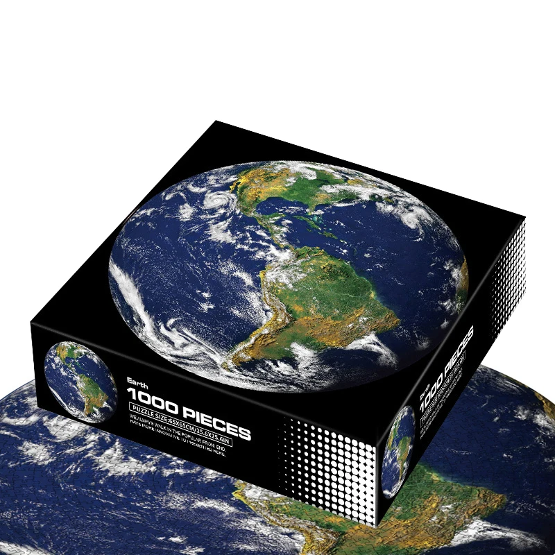 New 1000 Pieces Earth Puzzle Toy Children 3D Paper Puzzle Education Toys Adults Stress Relief Jigsaw Puzzles Kids Christmas Gift
New 1000 Pieces Earth Puzzle Toy Children 3D Paper Puzzle Education Toys Adults Stress Relief Jigsaw Puzzles Kids Christmas Gift