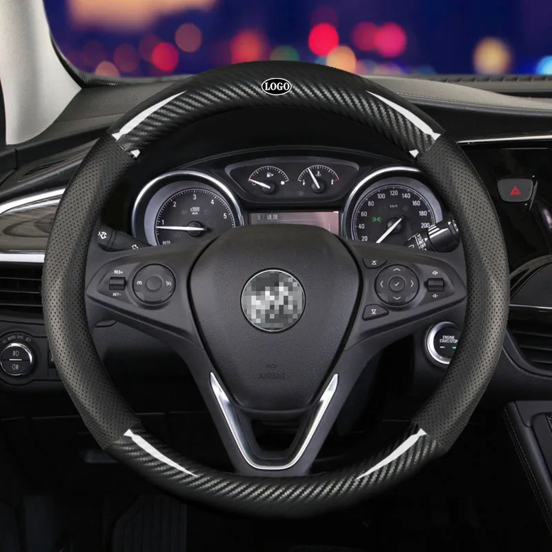 Breathable Car Carbon Fiber Steering Wheel Cover 38cm for Buick All Models Auto Interior Protective Accessories Car Styling
Breathable Car Carbon Fiber Steering Wheel Cover 38cm for Buick All Models Auto Interior Protective Accessories Car Styling