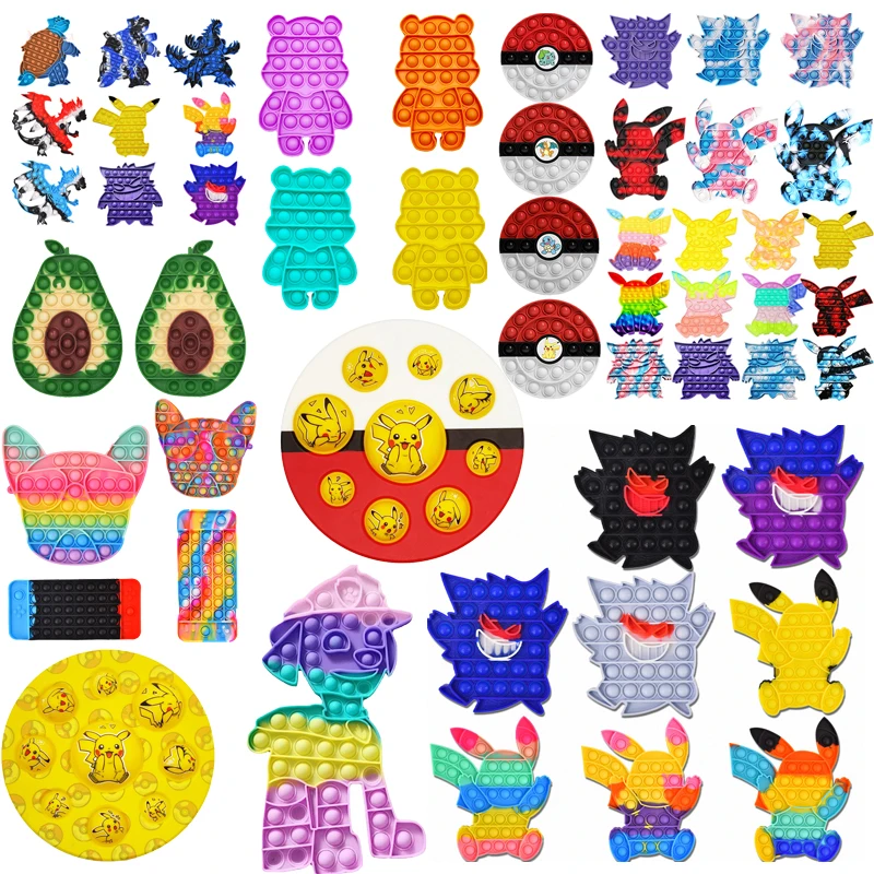 Pop Its Pokemon Pikachu Charizard Fidget Toys Sensor Antistress Kawaii Spoof Situ Push Bubble Relief Squeeze Christmas Gifts
Pop Its Pokemon Pikachu Charizard Fidget Toys Sensor Antistress Kawaii Spoof Situ Push Bubble Relief Squeeze Christmas Gifts