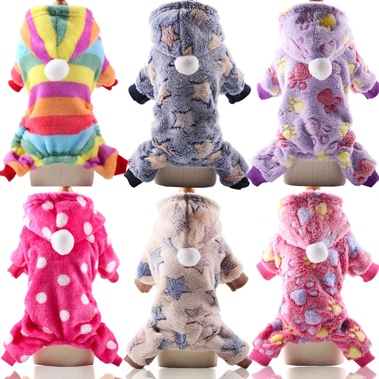 Four-legged flannel dog clothes with buttons Soft pet pajamas warm luxury dog costumes for small dogs cheap chihuahua clothes
Four-legged flannel dog clothes with buttons Soft pet pajamas warm luxury dog costumes for small dogs cheap chihuahua clothes
