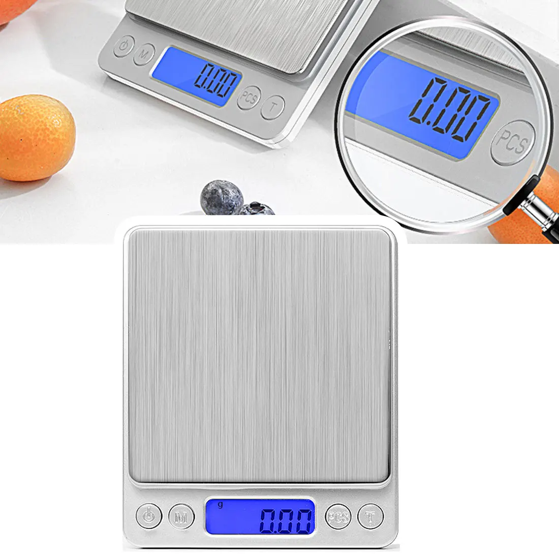 Household Kitchen Scale Electronic Food Scale Baking Scale Measuring Tool Stainless Steel wire Drawing Process 3000g/0.1g
Household Kitchen Scale Electronic Food Scale Baking Scale Measuring Tool Stainless Steel wire Drawing Process 3000g/0.1g