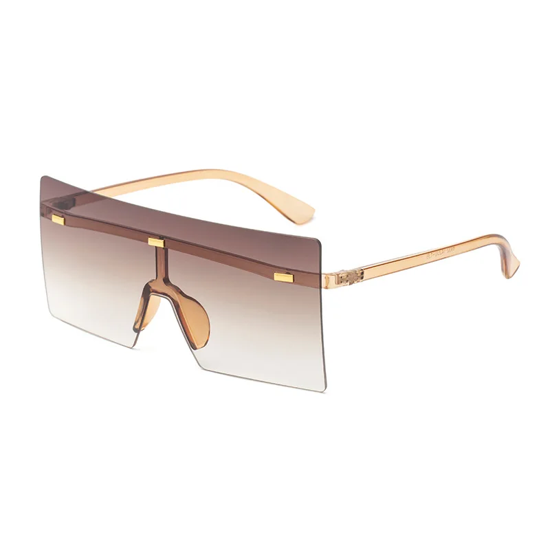 New Big Frame Square Meter Nail Sunglasses Women Fashion Big Box Frameless Popular European and American Conjoined Sunglasses
New Big Frame Square Meter Nail Sunglasses Women Fashion Big Box Frameless Popular European and American Conjoined Sunglasses