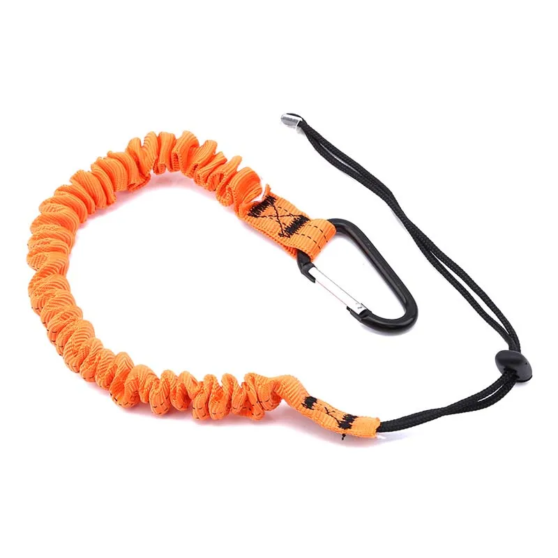 

New Carabiner Lanyard Retractable Safety Rope Telescopic Elastic Climbing Tool anti-fall Safety Ropes High Quality