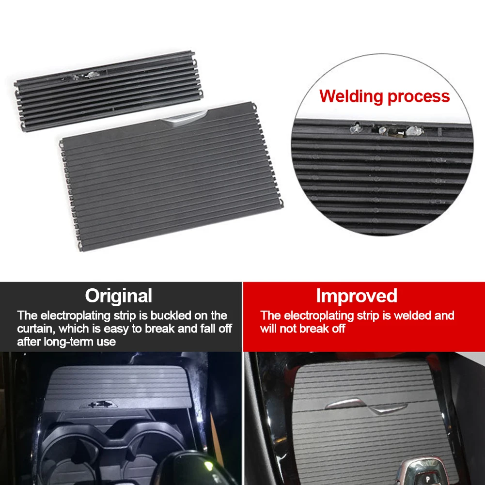 Car Slide Cup Holder Roller Shutter for BMW X1 F48 2016-2021 for BMW X2 F39 2017-2021 Sliding Curtain Cup Holder Cover
Car Slide Cup Holder Roller Shutter for BMW X1 F48 2016-2021 for BMW X2 F39 2017-2021 Sliding Curtain Cup Holder Cover