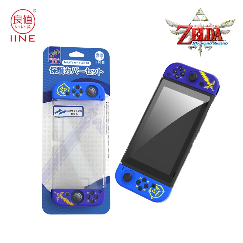 IINE PC защитный комплект для Switch & Skyward Sword, силиконовый рукав Joycon для Nintendo
IINE PC защитный комплект для Switch & Skyward Sword, силиконовый рукав Joycon для Nintendo