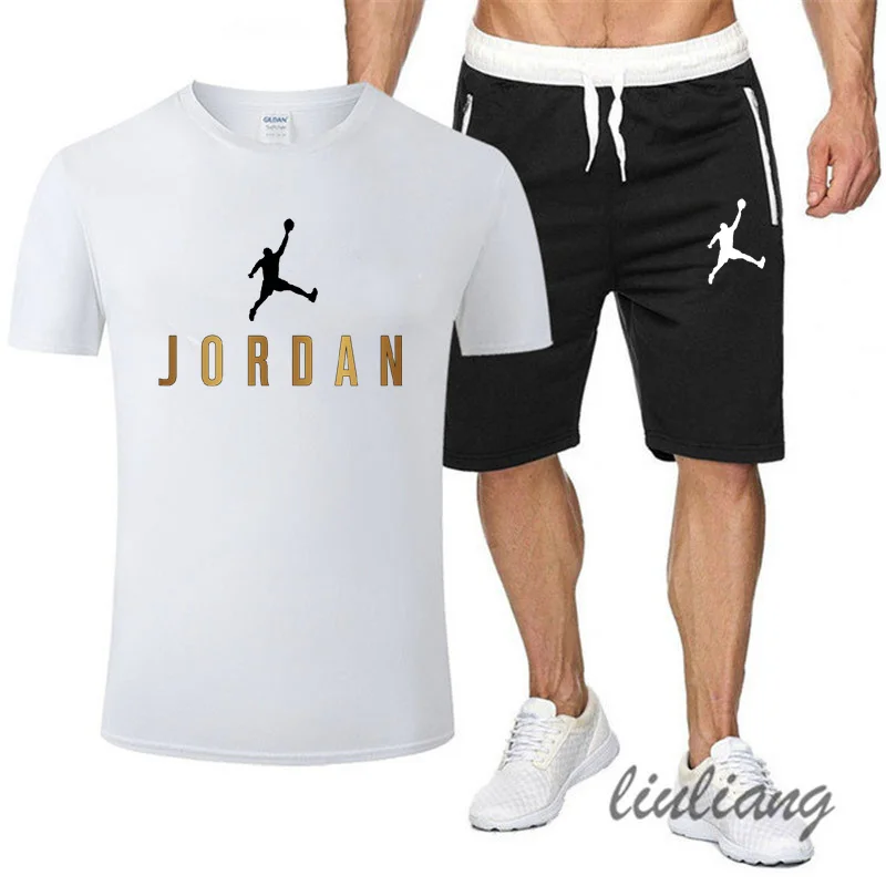 New style 100% cotton T-shirt suit sports shirt men's running shorts football fitness clothes men 2 pieces of fitness sportswear
New style 100% cotton T-shirt suit sports shirt men's running shorts football fitness clothes men 2 pieces of fitness sportswear