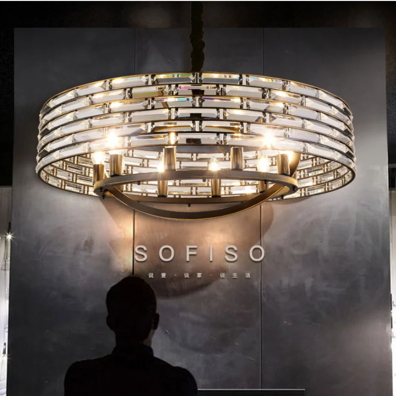 Modern Crystal LED Chandelier Lighting Cristal Chandeliers Lamp Pendant Hanging Light Lustres De Cristal Lamp Restaurant Light
Modern Crystal LED Chandelier Lighting Cristal Chandeliers Lamp Pendant Hanging Light Lustres De Cristal Lamp Restaurant Light