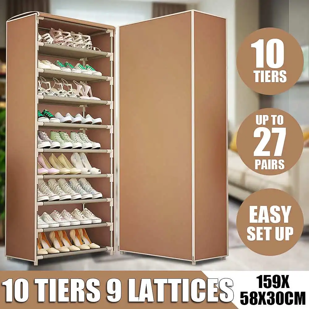 

Многослойной простой обувной шкаф DIY Собранный обеспечивает экономию места • органайзер для обуви Полка для дома и общежития сумка для хра...