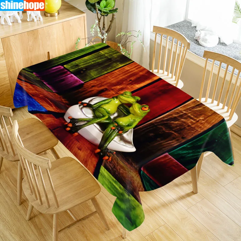 Frog Table Cloth Oxford Print Waterproof Oilproof Home Rectangular Party Table Cover 100X140cm/140X250cm
Frog Table Cloth Oxford Print Waterproof Oilproof Home Rectangular Party Table Cover 100X140cm/140X250cm
