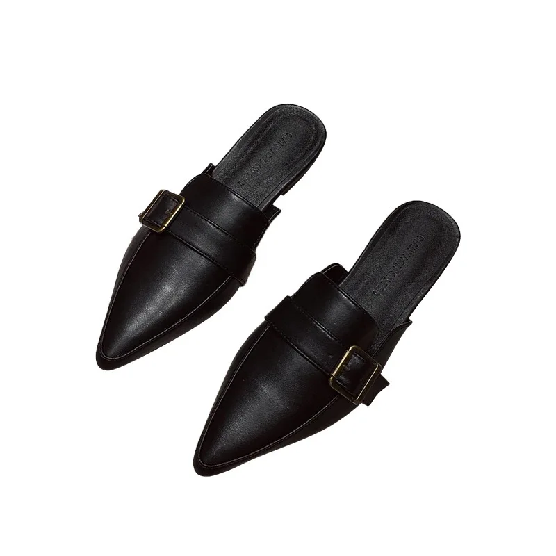 Flats Heels Mules Lazy Comfy Pantufa Slides 2020 Slides Metal Home Leather Belt Slippers Buckle Flip Flops Ladies Women Rubber
Flats Heels Mules Lazy Comfy Pantufa Slides 2020 Slides Metal Home Leather Belt Slippers Buckle Flip Flops Ladies Women Rubber