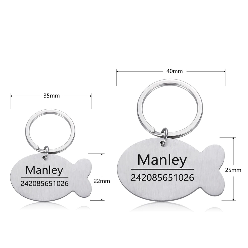 Personalized Cat Dog Collar Accessories Customized ID Name Phone Number Stainless Steel Pet ID Tags for Puppy Free Engraving
Personalized Cat Dog Collar Accessories Customized ID Name Phone Number Stainless Steel Pet ID Tags for Puppy Free Engraving