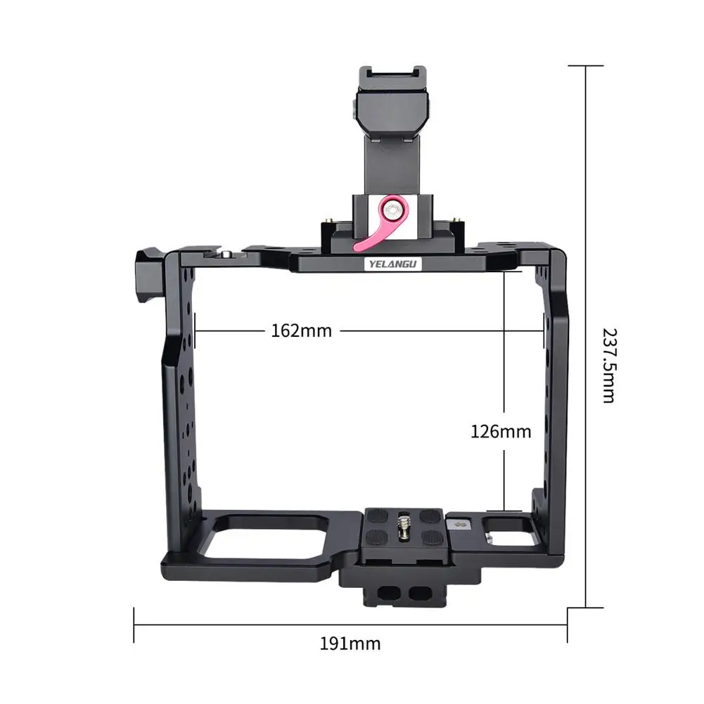 Photography Camera Stabilizer Handheld SLR Micro Stabilizer Rabbit-cage Handheld Bracket For YELANGU
Photography Camera Stabilizer Handheld SLR Micro Stabilizer Rabbit-cage Handheld Bracket For YELANGU