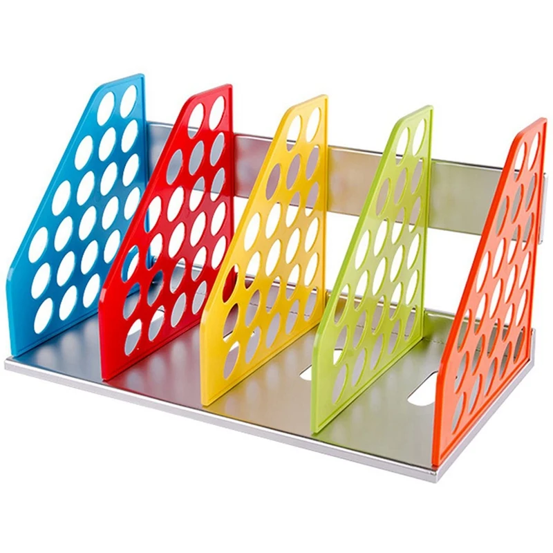 Home Office Organizer for Desk Folder Storage, Colorful File Holder Desk Organizer Letter Tray Document Storage Rack
Home Office Organizer for Desk Folder Storage, Colorful File Holder Desk Organizer Letter Tray Document Storage Rack