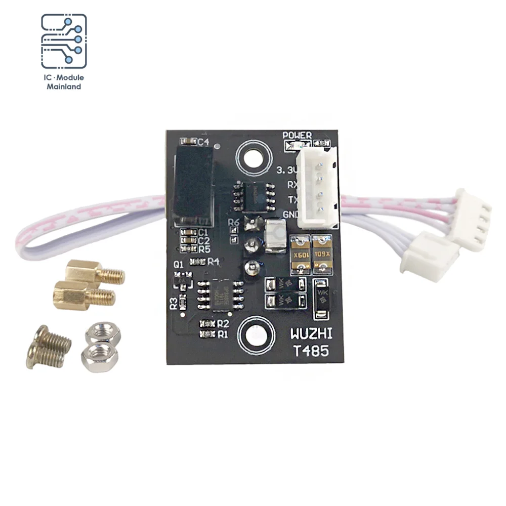 RS485 to TTL communication Isolated TTL to 485 module single chip microcomputer serial port line converter chassis
RS485 to TTL communication Isolated TTL to 485 module single chip microcomputer serial port line converter chassis