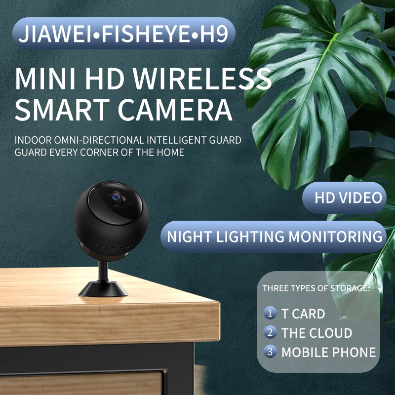 1080P Wireless Mini WiFi Camera Home Security Camera IP CCTV Surveillance IR Night Vision Motion Detect Baby Monitor P2P CCTV
1080P Wireless Mini WiFi Camera Home Security Camera IP CCTV Surveillance IR Night Vision Motion Detect Baby Monitor P2P CCTV