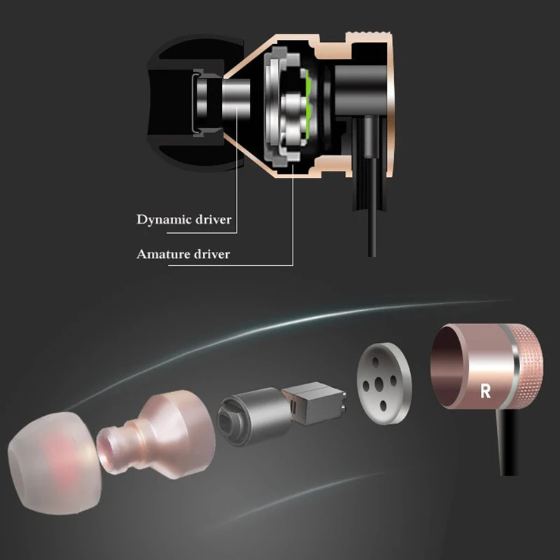 Magaosi M1 Balanced Armature + Dynamic Driver Hybrid In Ear Earphones With Mic Line Control For Cell Phone Headphones Earplugs
Magaosi M1 Balanced Armature + Dynamic Driver Hybrid In Ear Earphones With Mic Line Control For Cell Phone Headphones Earplugs