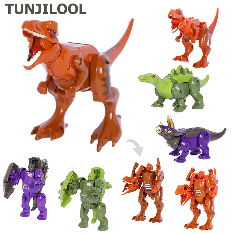 

Transformation Robot Dinosaur Toys Dinosaurs Warrior Mech Deformation Robot Tyrannosaurus Stegosaurus Model Toy Children Gift