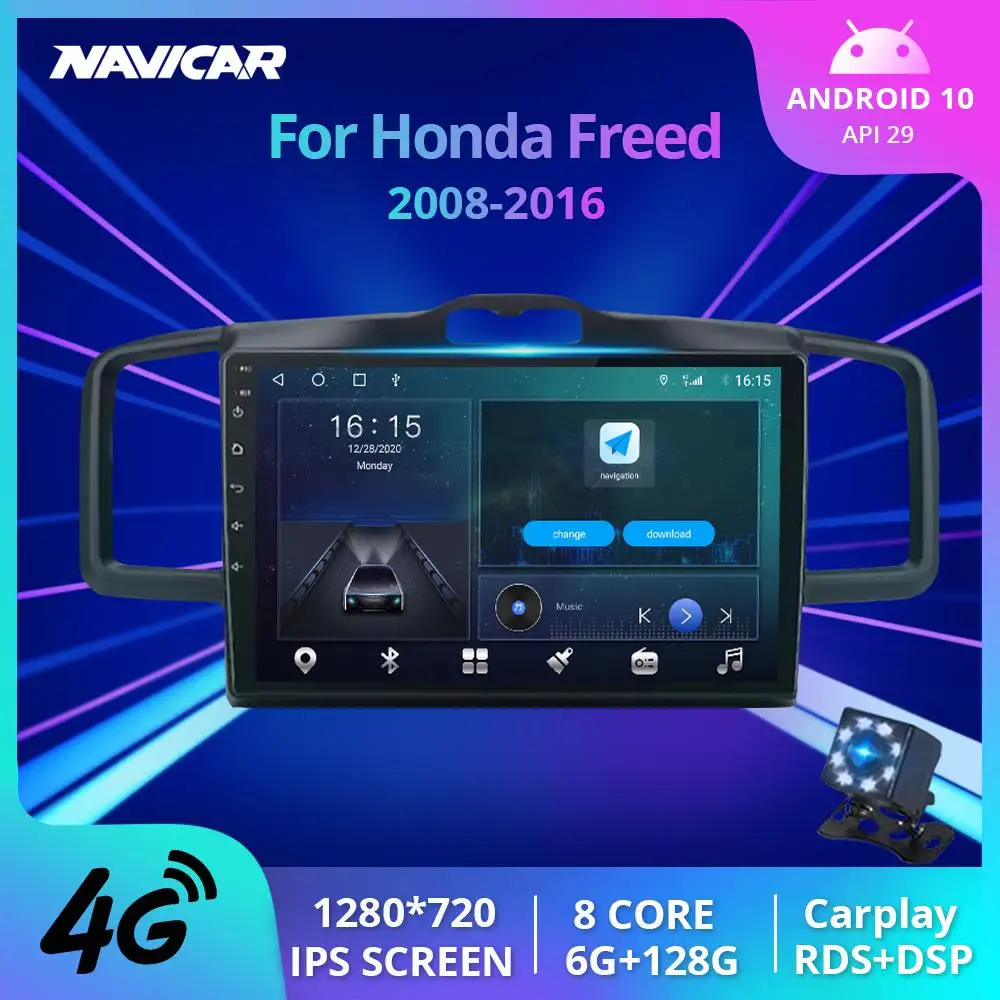 Автомагнитола 2 Din Android 10,0 для Honda Freed 2008-2016, автомобильный мультимедийный видеоплеер, автомобильный стерео GPS 2 Din DSP Dvd CarPlay IGO
Автомагнитола 2 Din Android 10,0 для Honda Freed 2008-2016, автомобильный мультимедийный видеоплеер, автомобильный стерео GPS 2 Din DSP Dvd CarPlay IGO